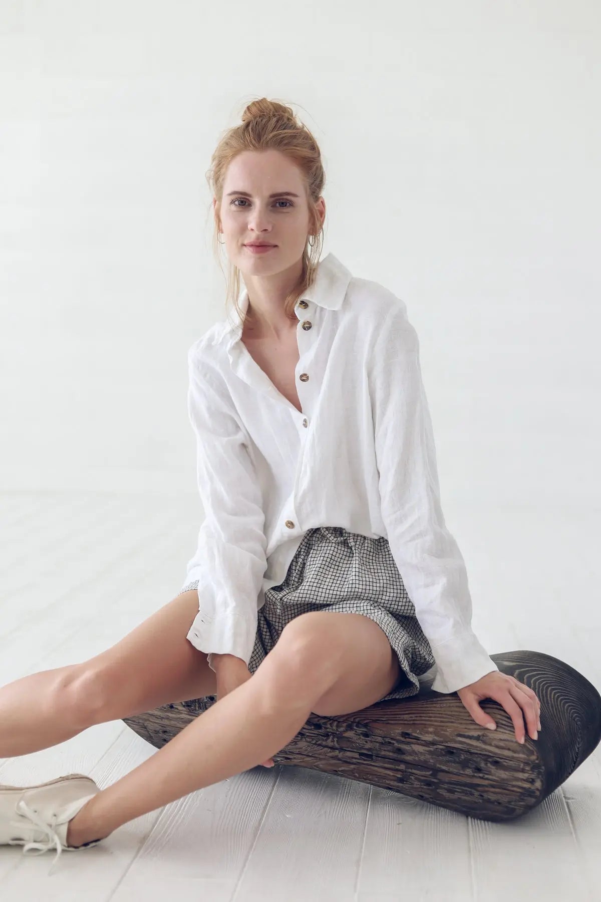 Pure Linen Collar Shirt - Epic Linen luxury linen