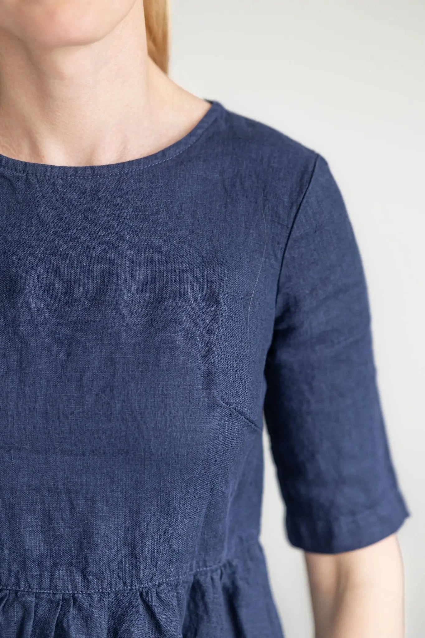 READY TO SHIP Casual Swing Linen Dress - Epic Linen luxury linen