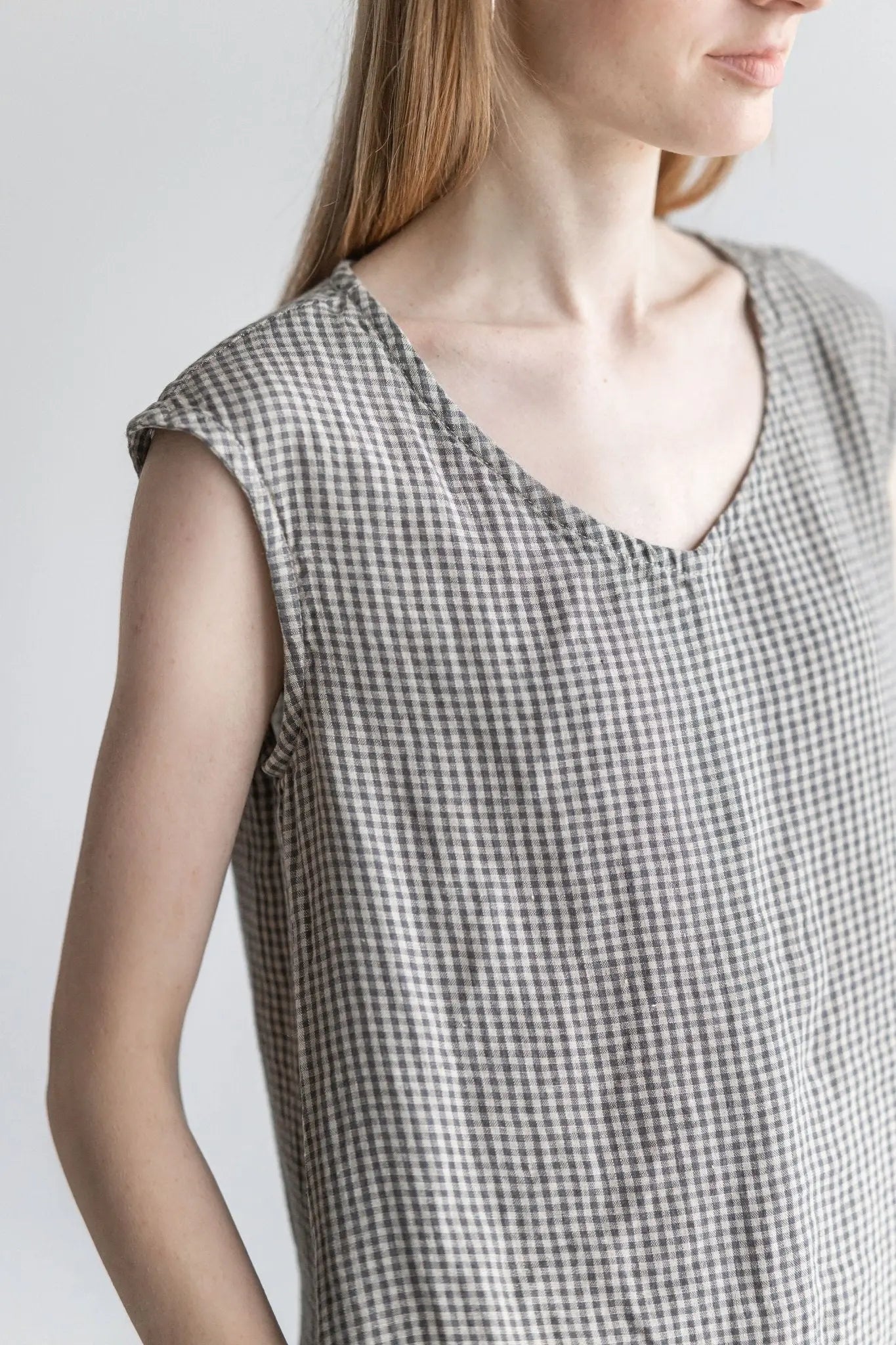 READY TO SHIP Elegant Linen Maxi Dress - Epic Linen luxury linen