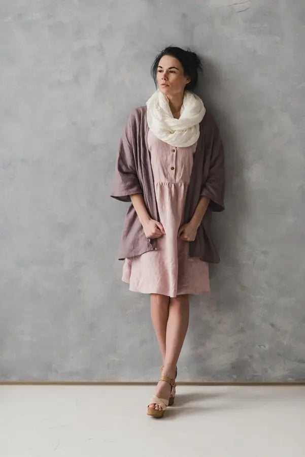 READY TO SHIP Linen Kimono Jacket - Epic Linen luxury linen