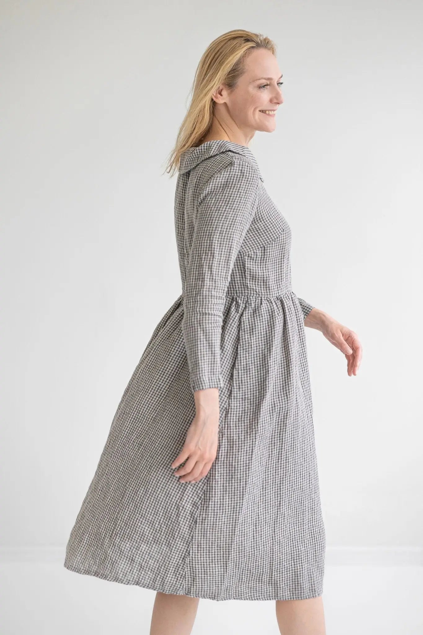 Renaissance Romantic Linen Dress - Epic Linen luxury linen