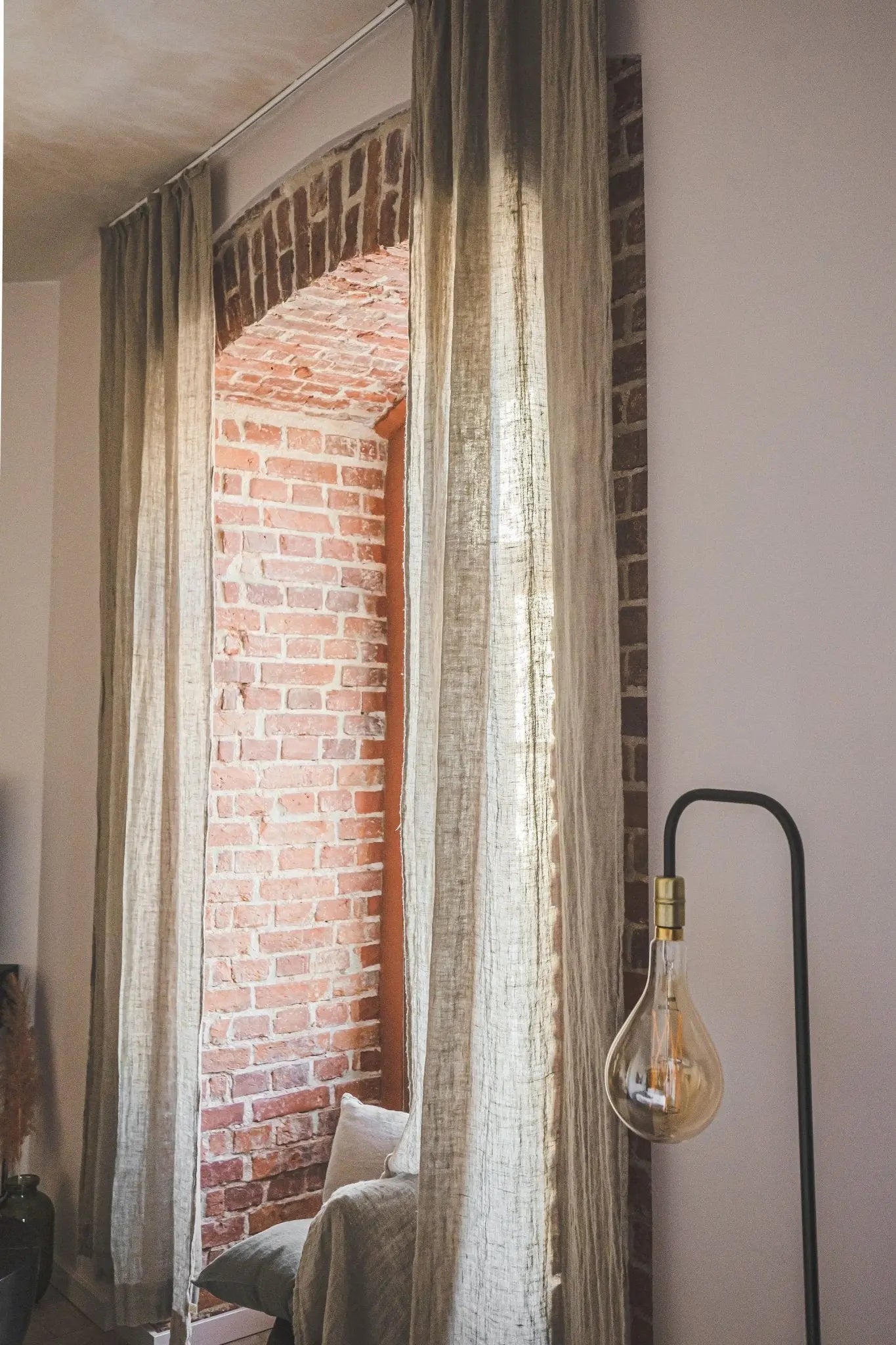 Ripple Fold Light Linen Curtains - Epic Linen luxury linen