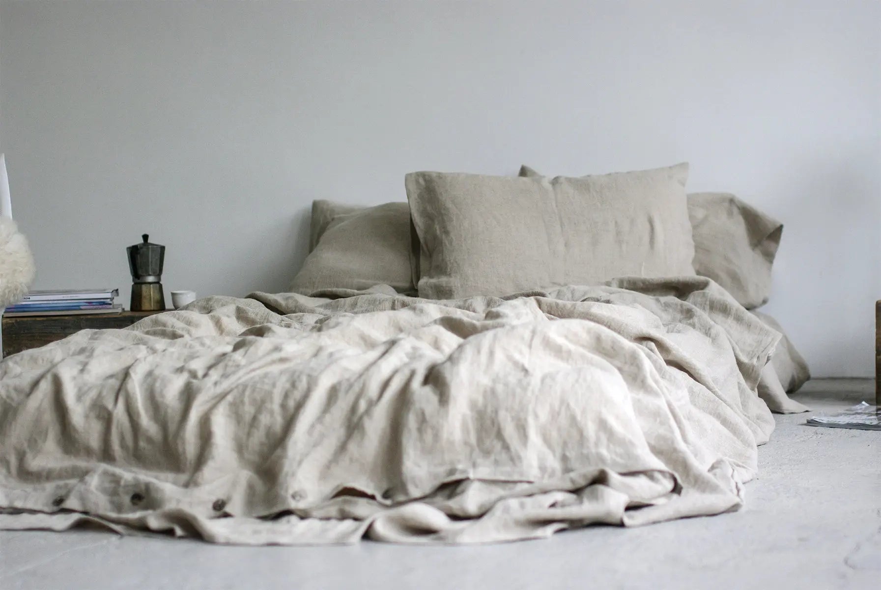 Set of 2 Linen Pillowcases Natural Linen - Epic Linen luxury linen