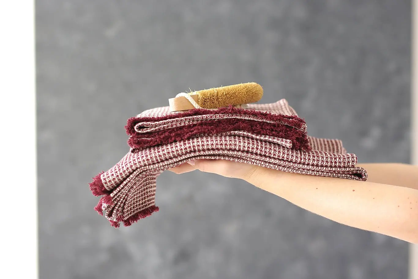 Set of 2 Soft Waffle Hand Towels - Epic Linen luxury linen