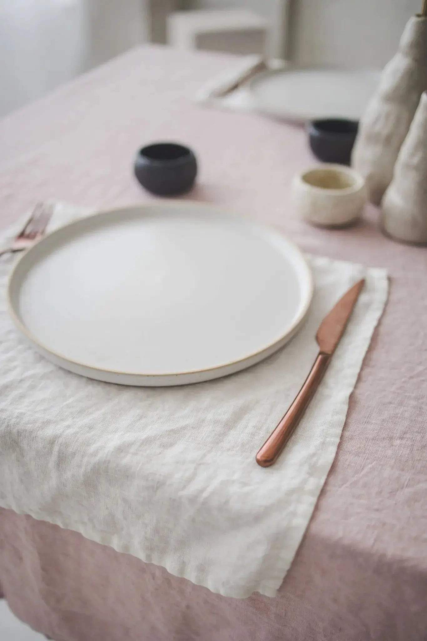 Set of 2 Stonewashed Natural Linen Napkins in Organic Gift Box - Epic Linen luxury linen