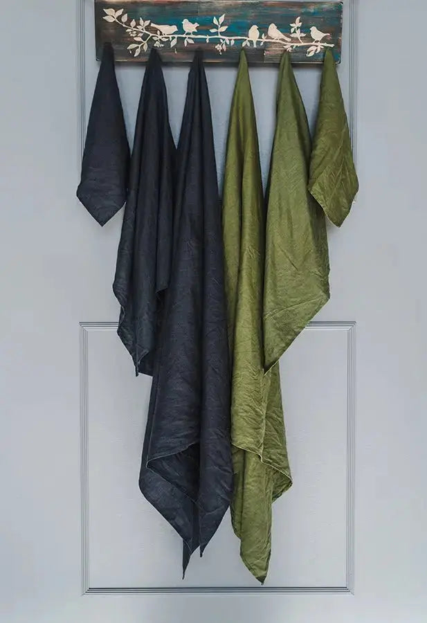 Set of 3 Linen Face Towels - Epic Linen luxury linen