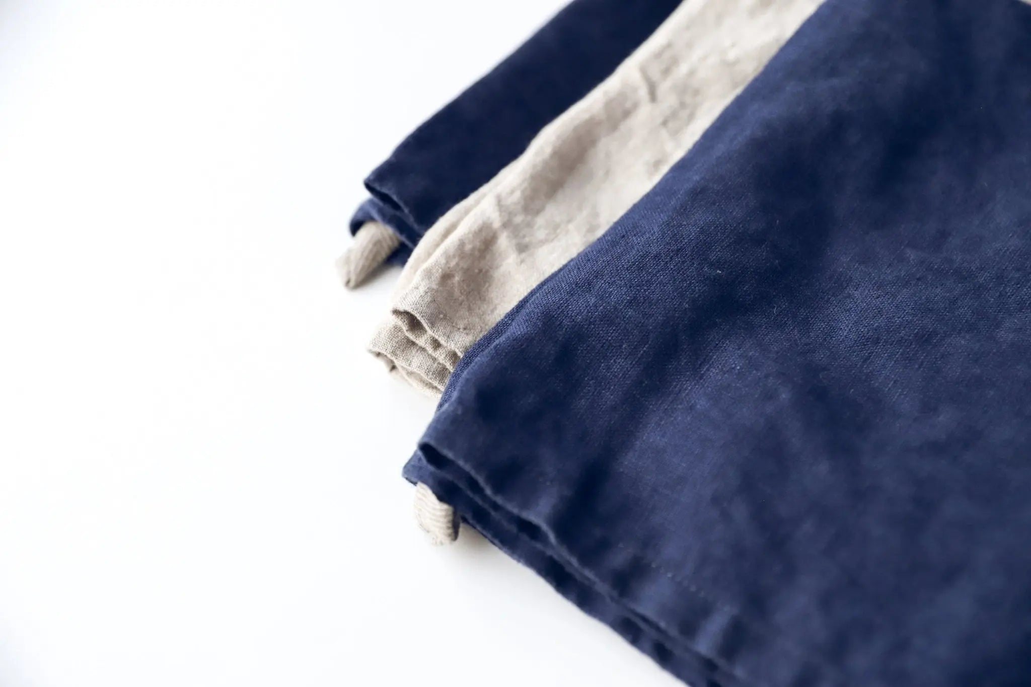 Set of 3 Organic Linen Tea Towels - Epic Linen luxury linen