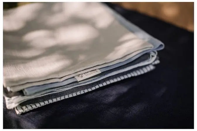 Set of 3 Stonewashed Linen Napkins - Epic Linen luxury linen