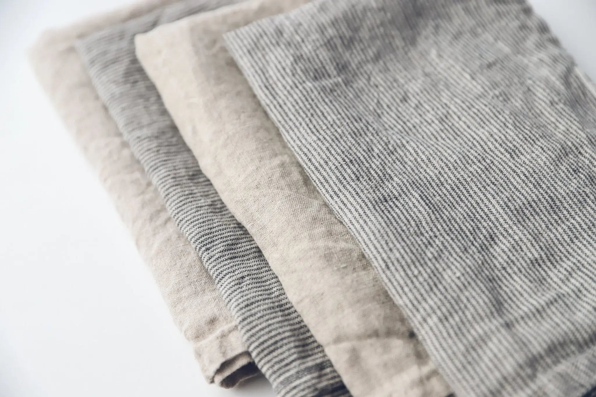 Set of 4 Organic Linen Tea Towels - Epic Linen luxury linen