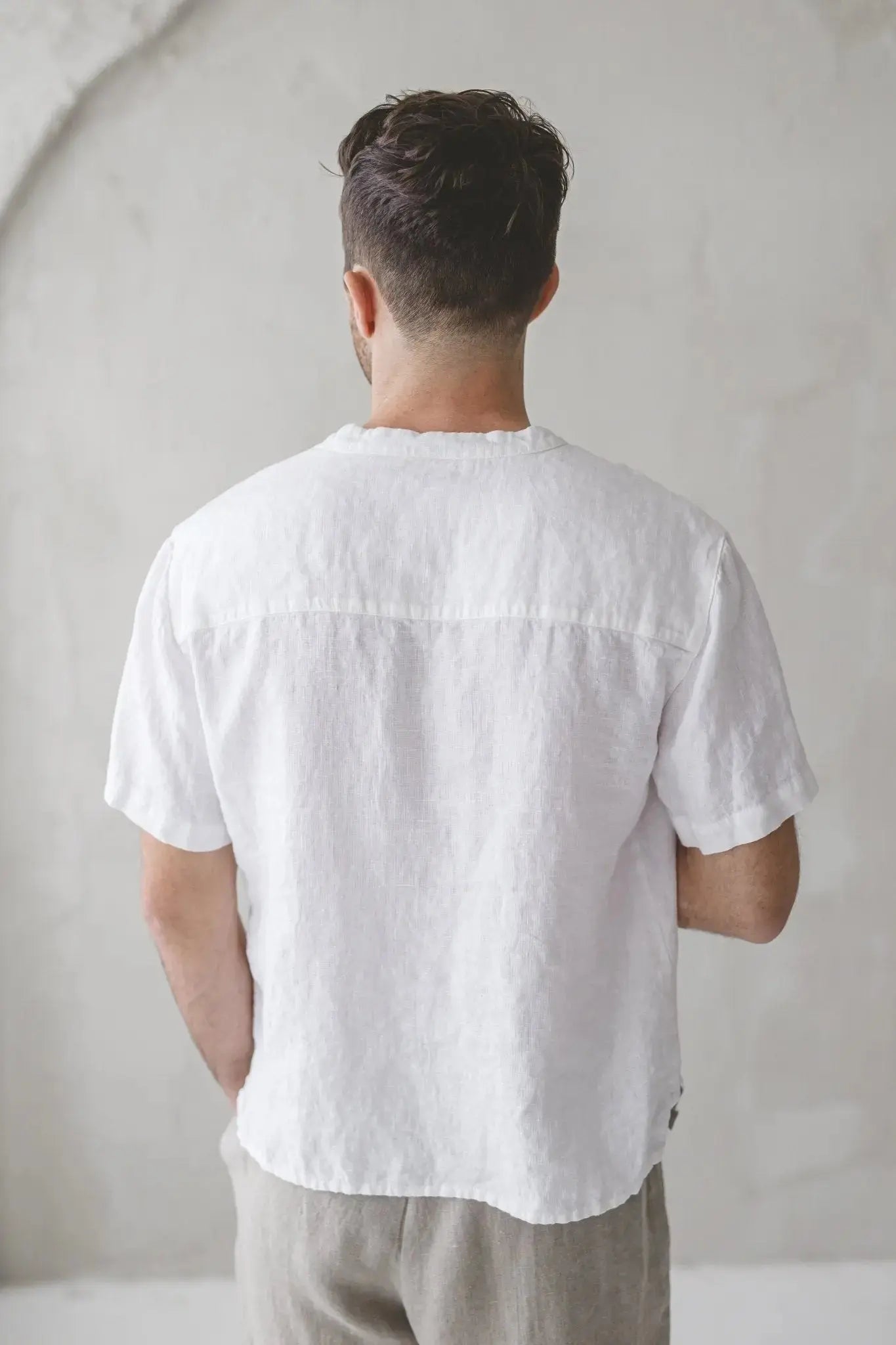Short Sleeve Linen Top - Epic Linen luxury linen