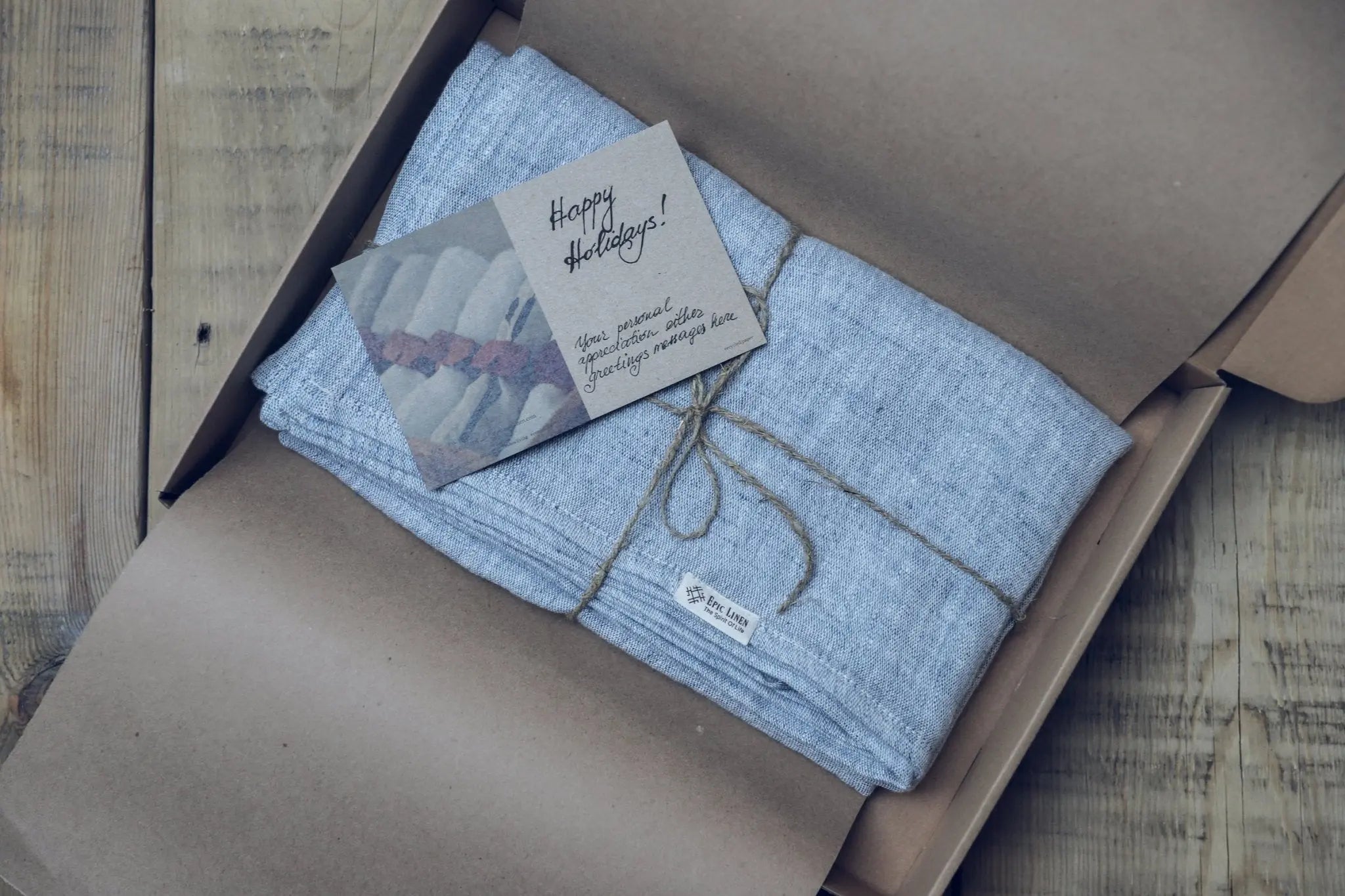 Soft Light Linen Scarf - Epic Linen luxury linen