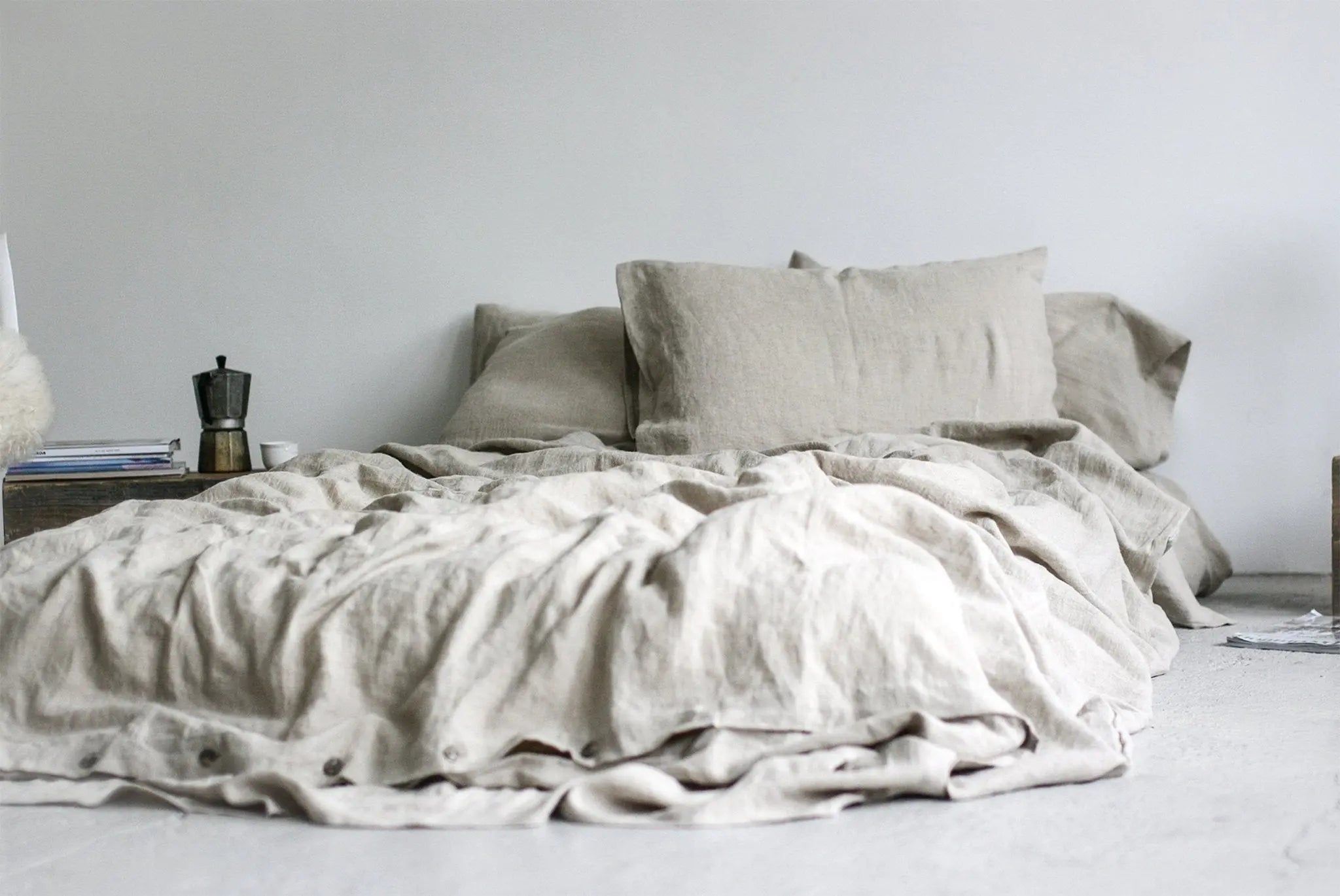 Soft Linen Duvet Cover Natural Linen - Epic Linen luxury linen