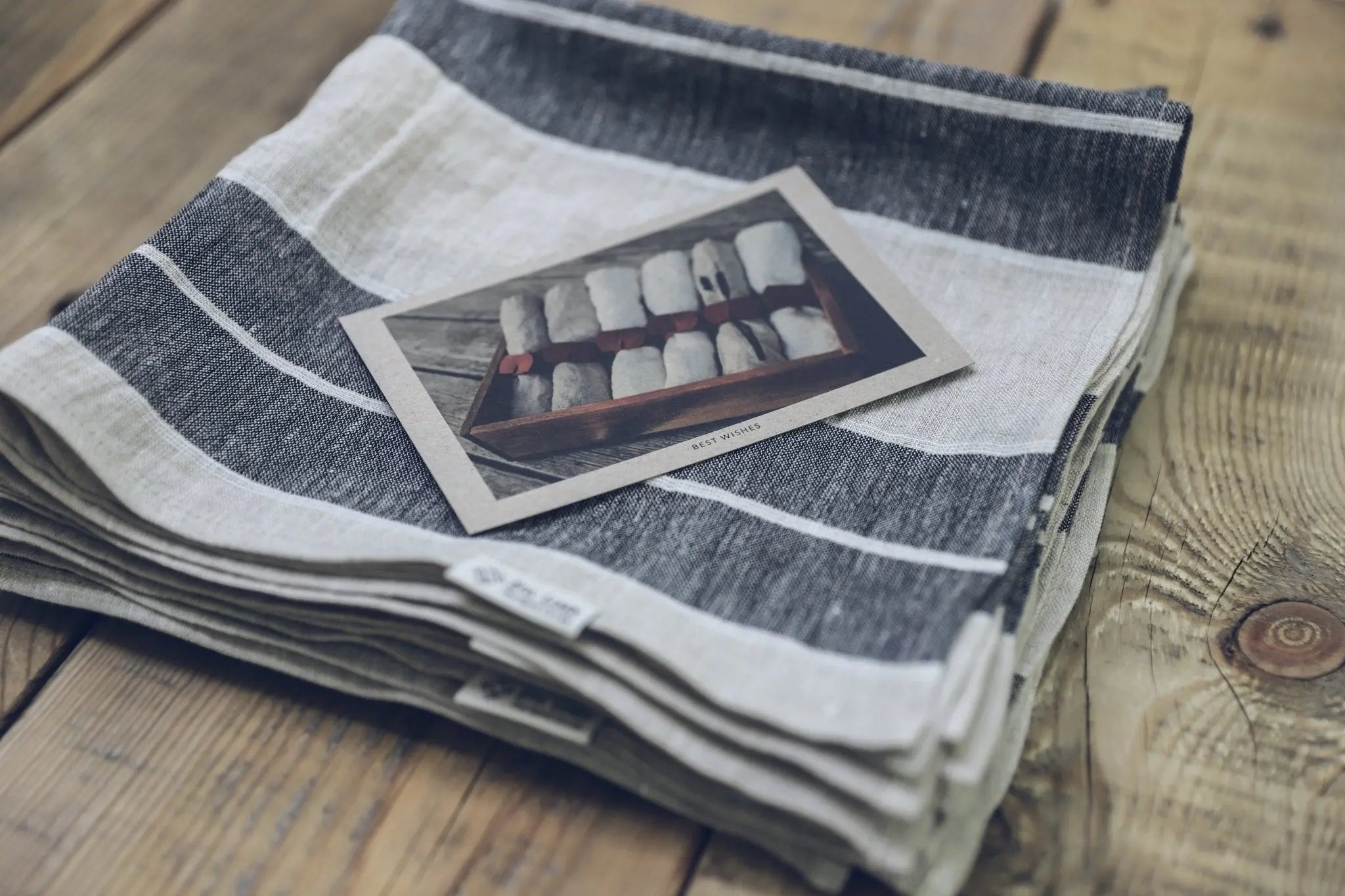 Soft Striped Linen Napkin Sets of 4, 6, 8, 12 - Epic Linen luxury linen