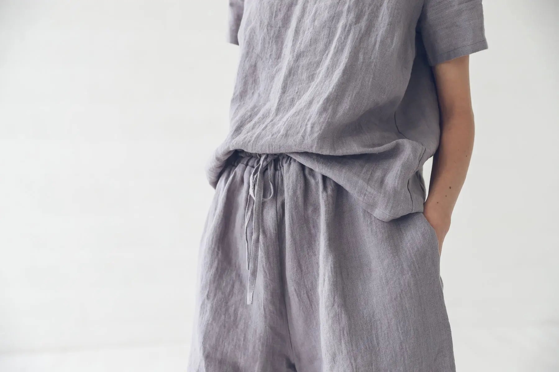 Soft Summer Linen Shorts - Epic Linen luxury linen