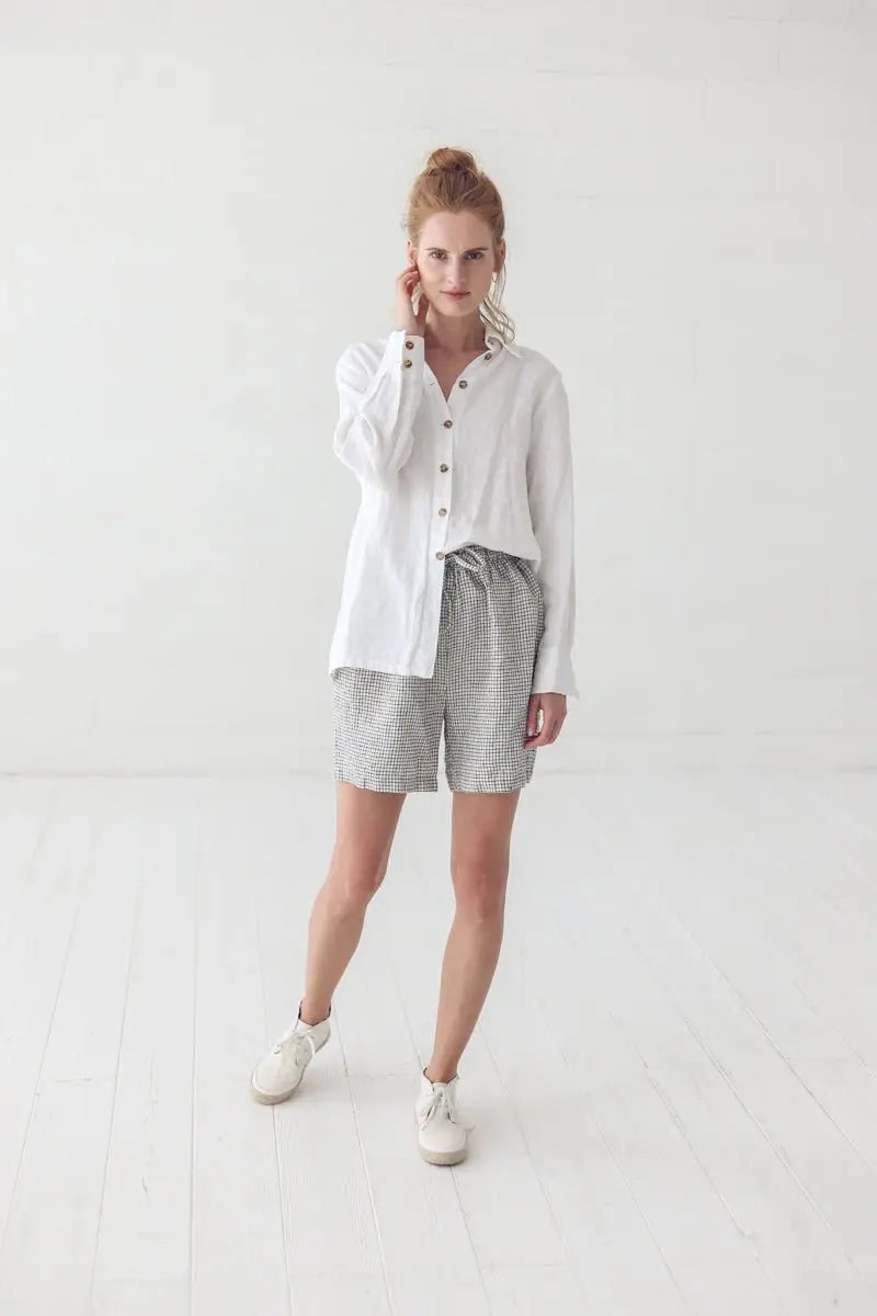 Soft Summer Linen Shorts - Epic Linen luxury linen