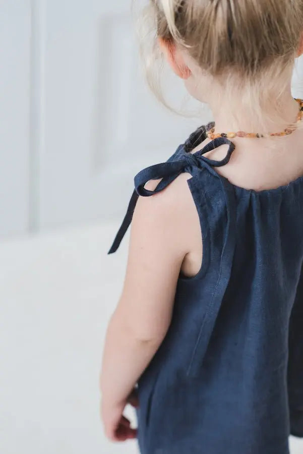 Summer Linen Dress for Girl - Epic Linen luxury linen