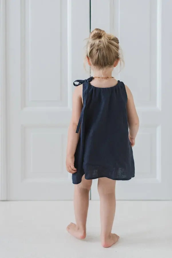 Summer Linen Dress for Girl - Epic Linen luxury linen