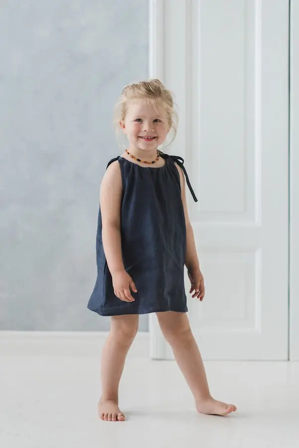 Summer Linen Dress for Girl - Epic Linen luxury linen