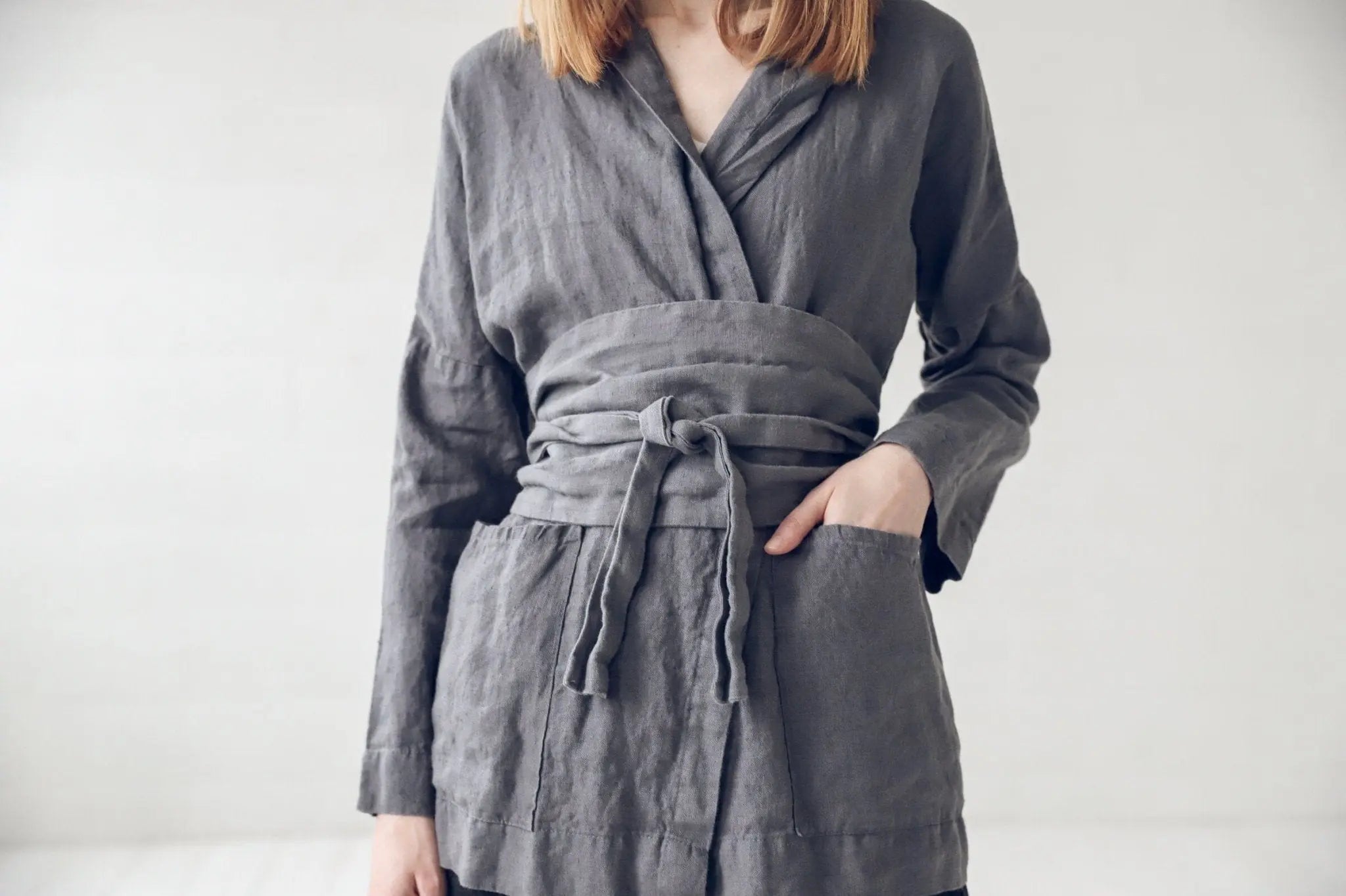 Wide Long Linen Belt - Epic Linen luxury linen