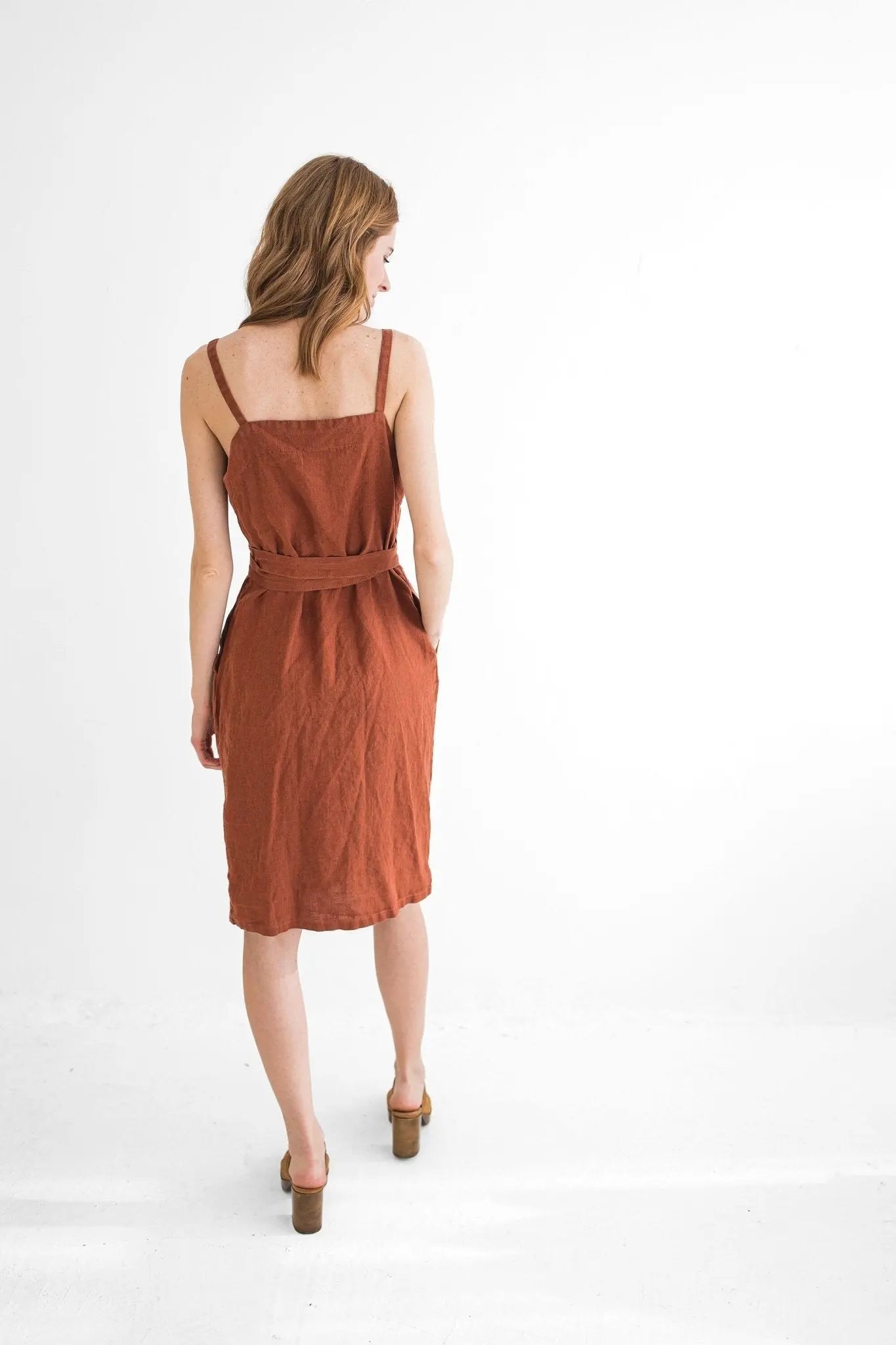Wrap Linen Dress - Epic Linen luxury linen