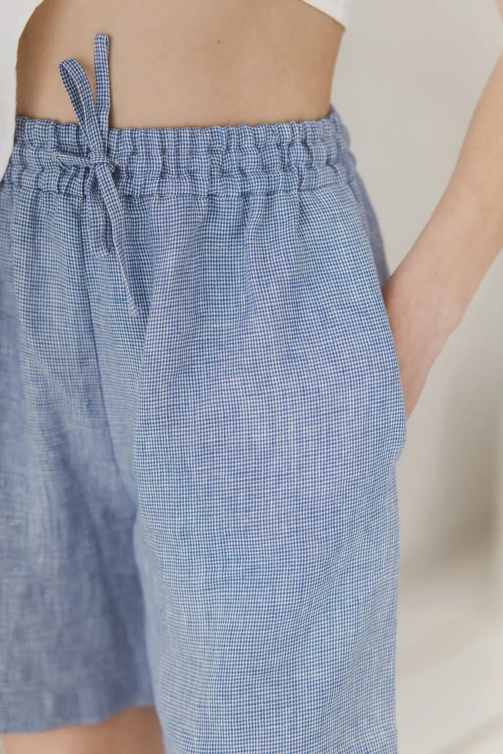 Linen Shorts – Relaxed Fit with Elastic Waist