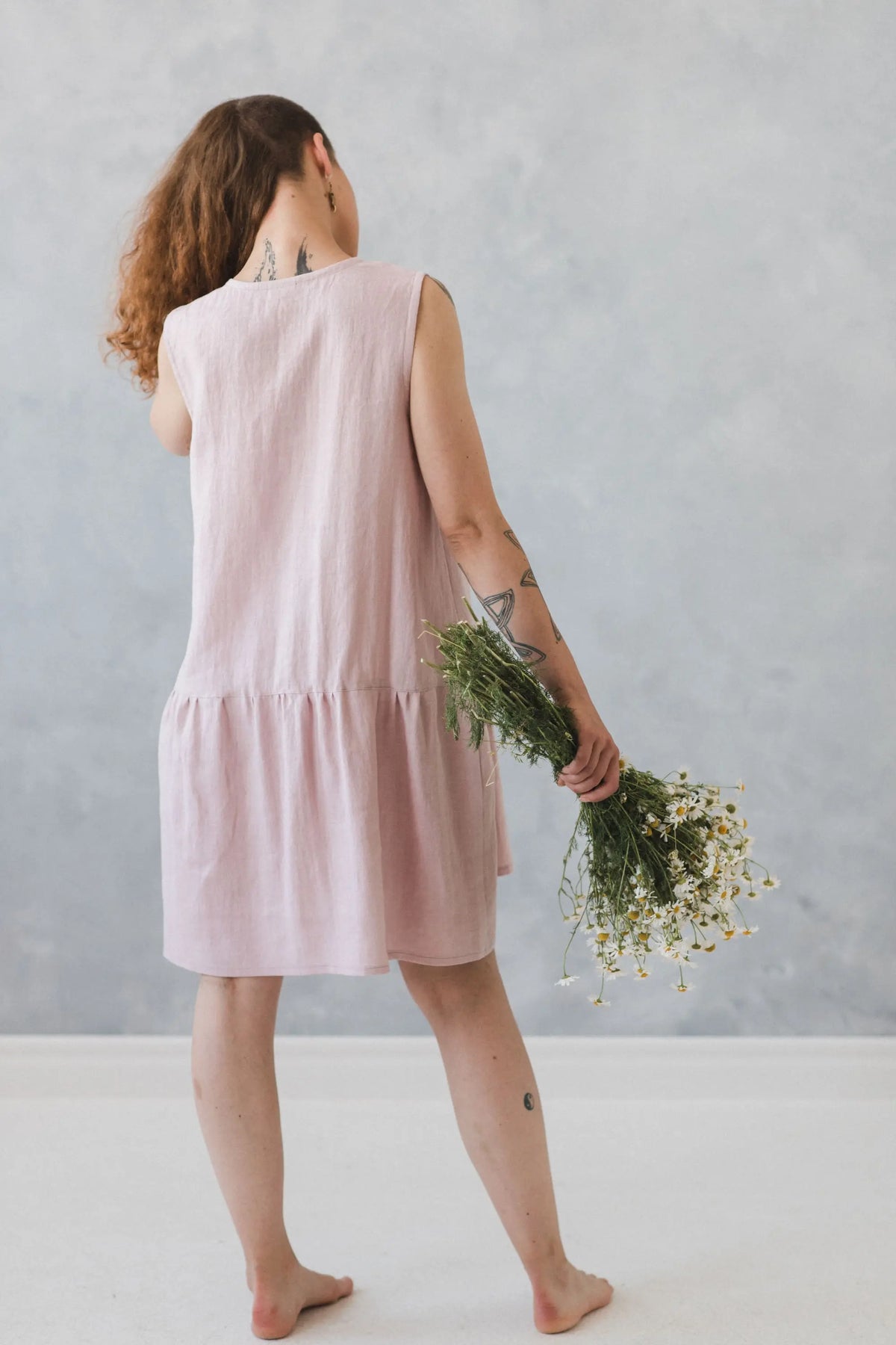 READY TO SHIP Linen Swing Sundress