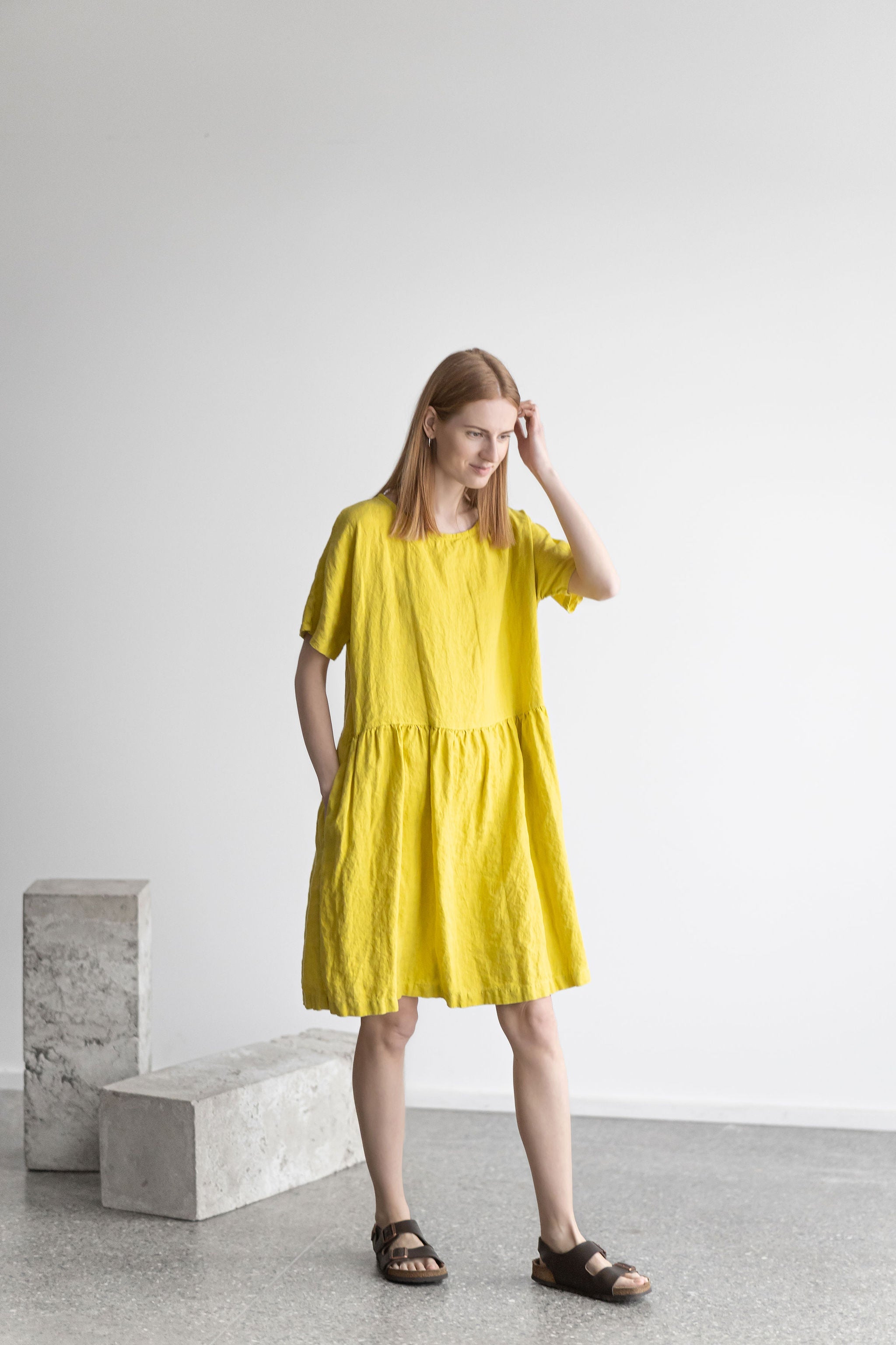 Summer Loose Linen Dress Epic Linen