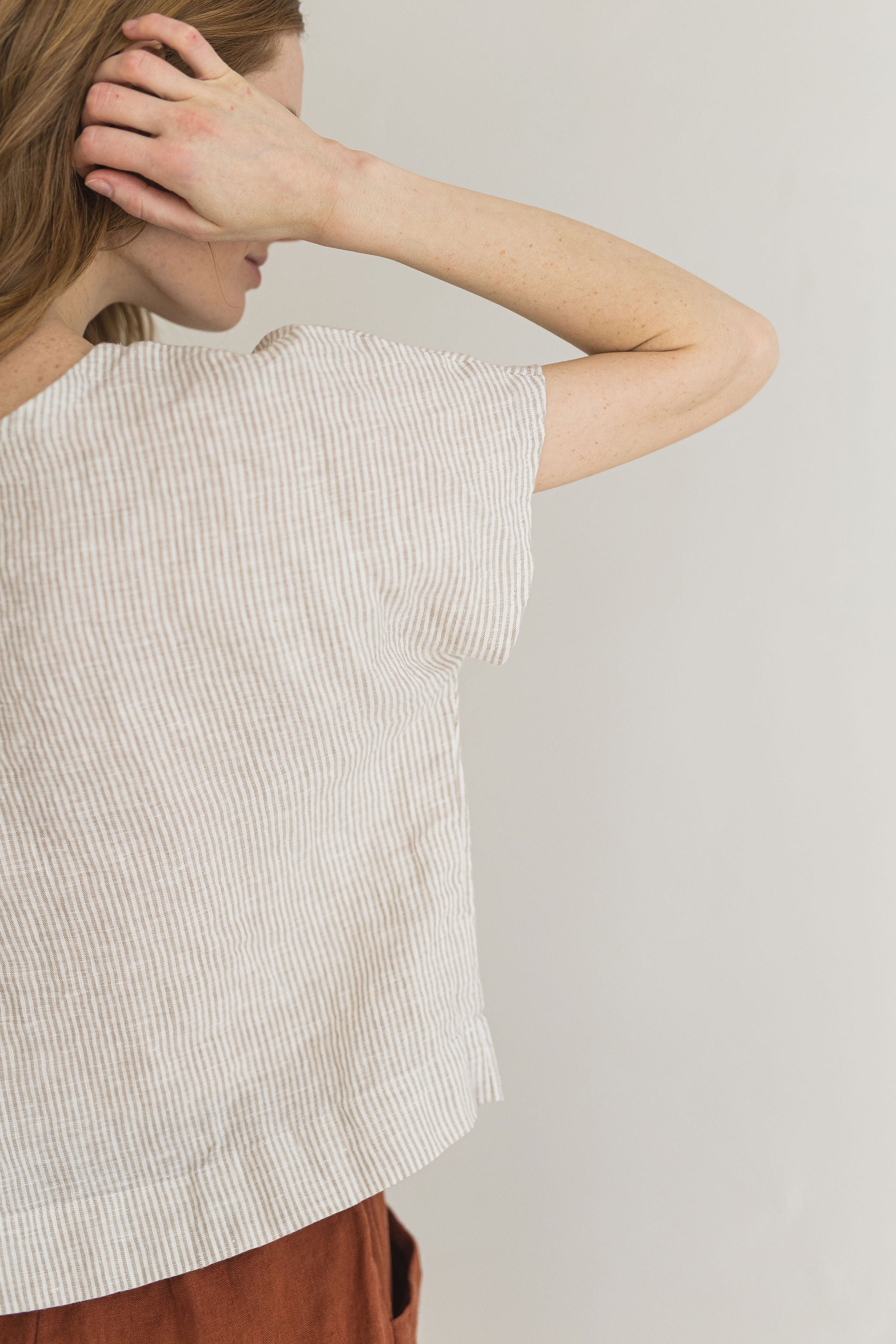 Summer Basic Top Epic Linen