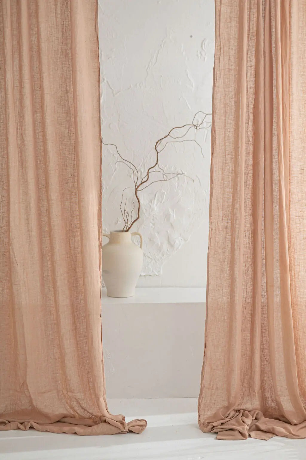 Crown Rod Pocket Gauze Linen Curtains Epic Linen