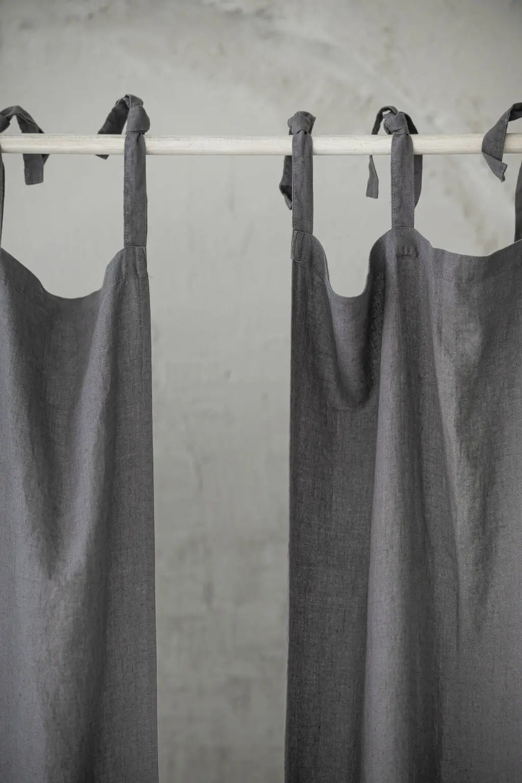 Linen Curtains with Ties Epic Linen