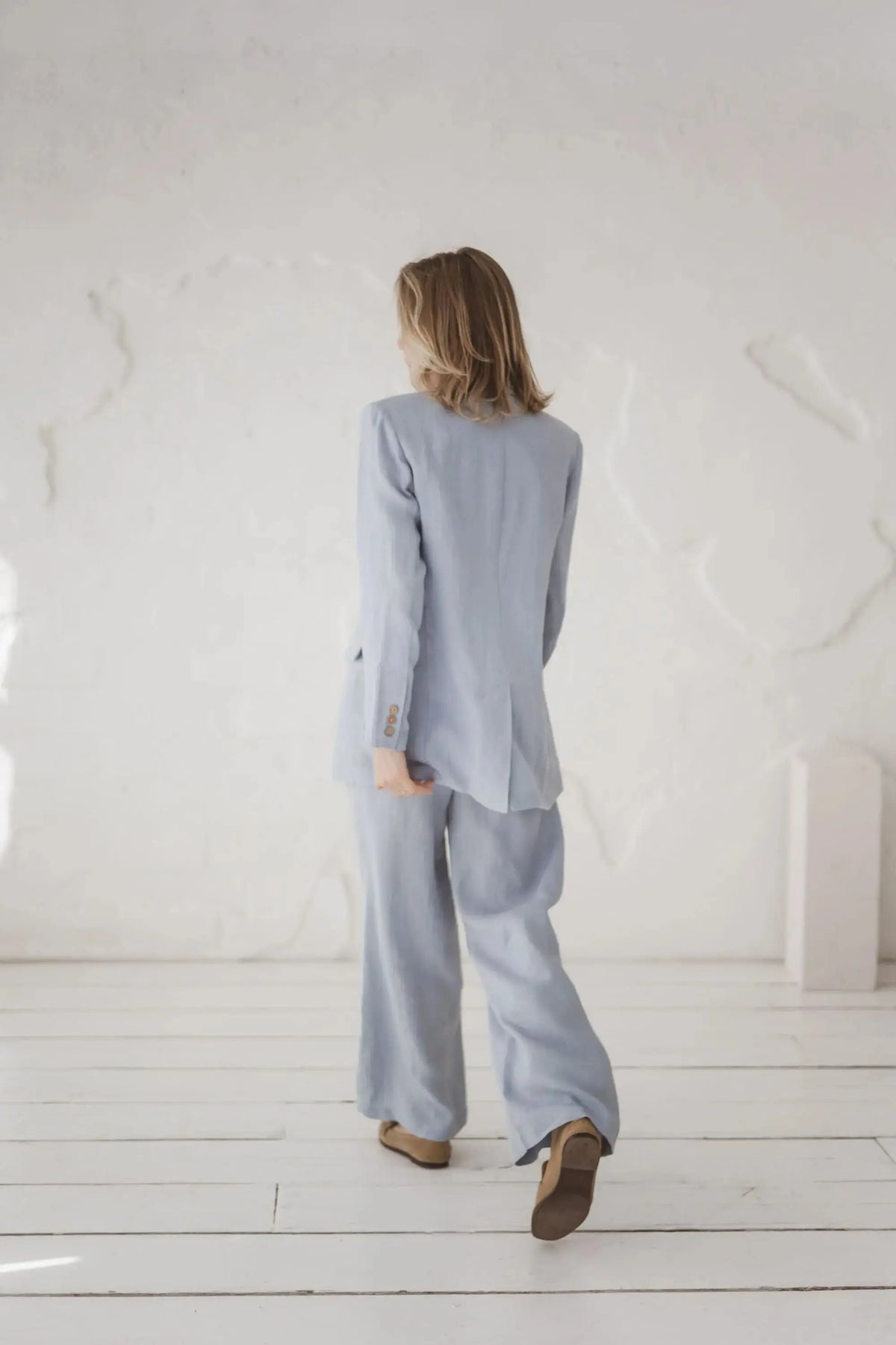 Minimalist Oversized Linen Blazer Epic Linen