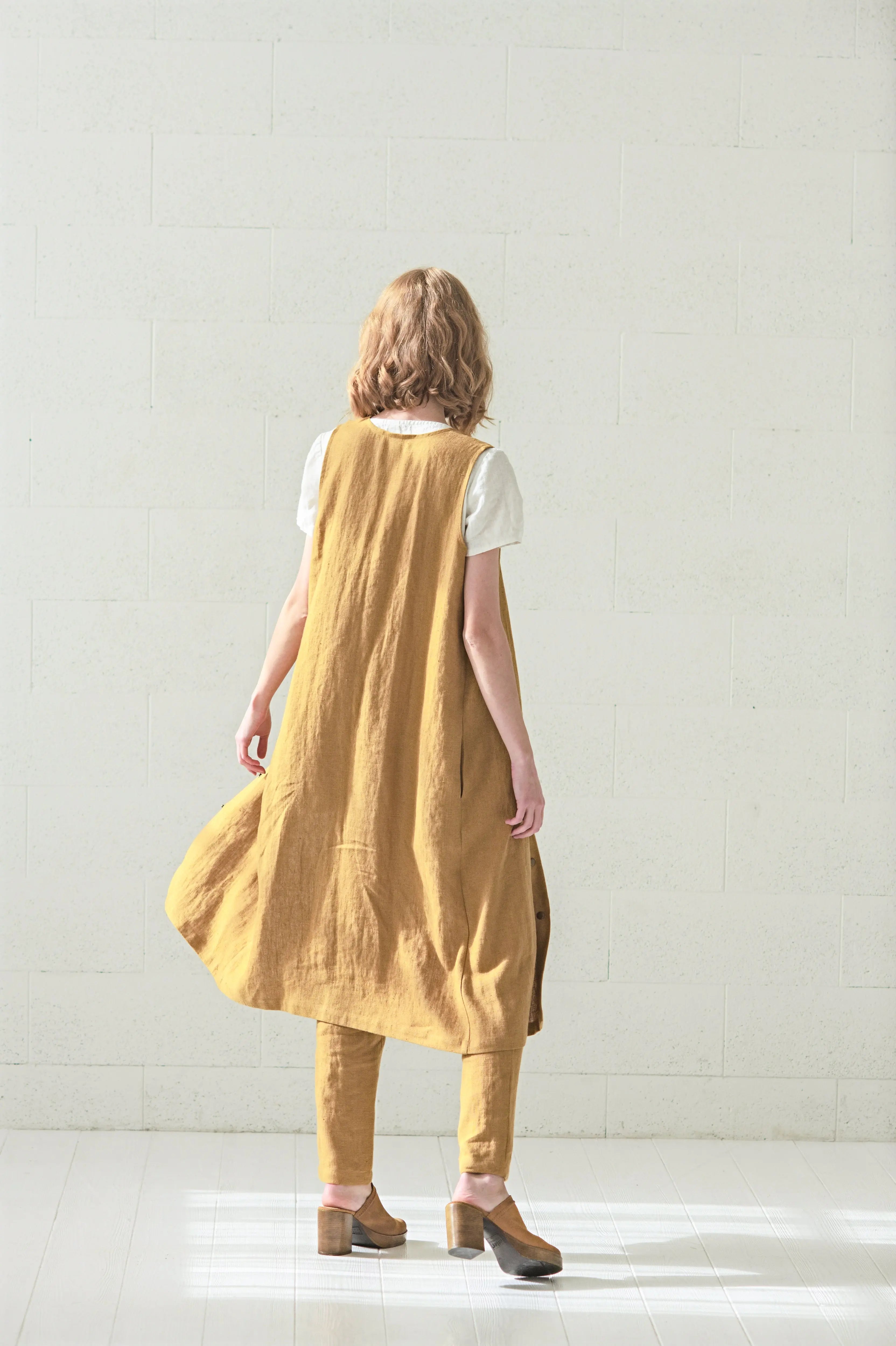 Linen Vest Dress for Summer | Comfortable and Chic
