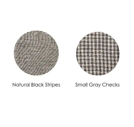 Patterned Linen Fabric by Meter