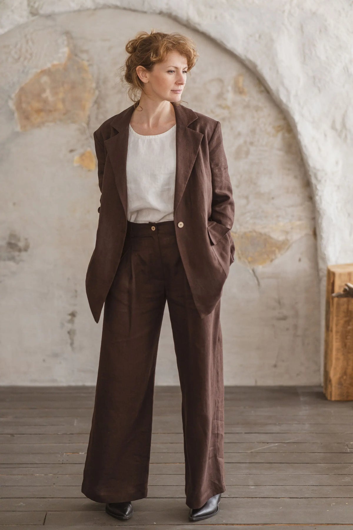 Oversized Suit Linen Blazer Epic Linen