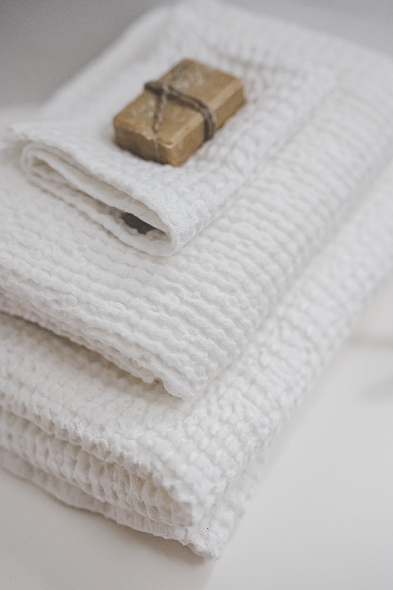 Linen Cotton Waffle Towels | Set of 3 Epic Linen