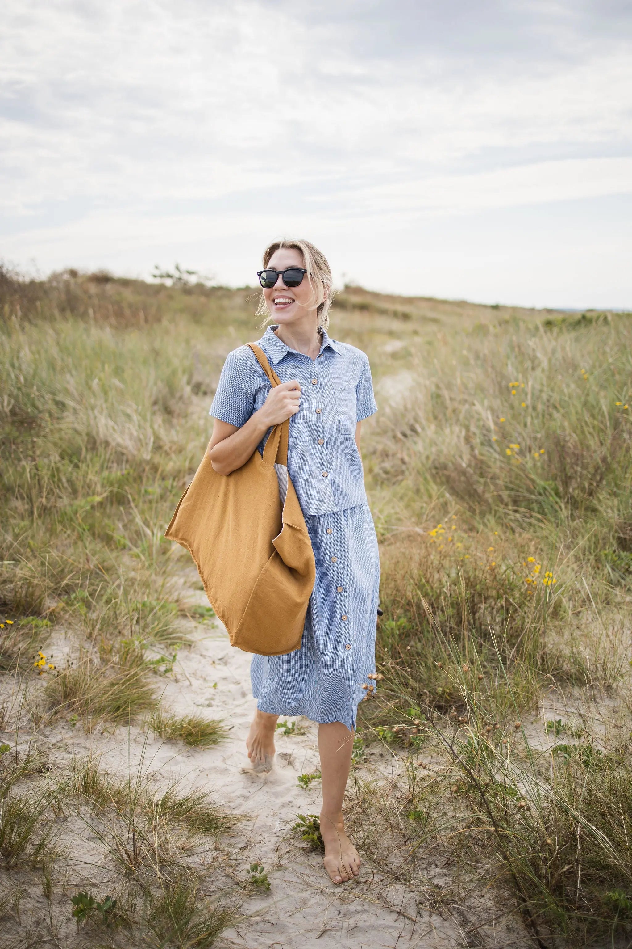 Linen Skirt With Buttons – For any occasion | EpicLinen