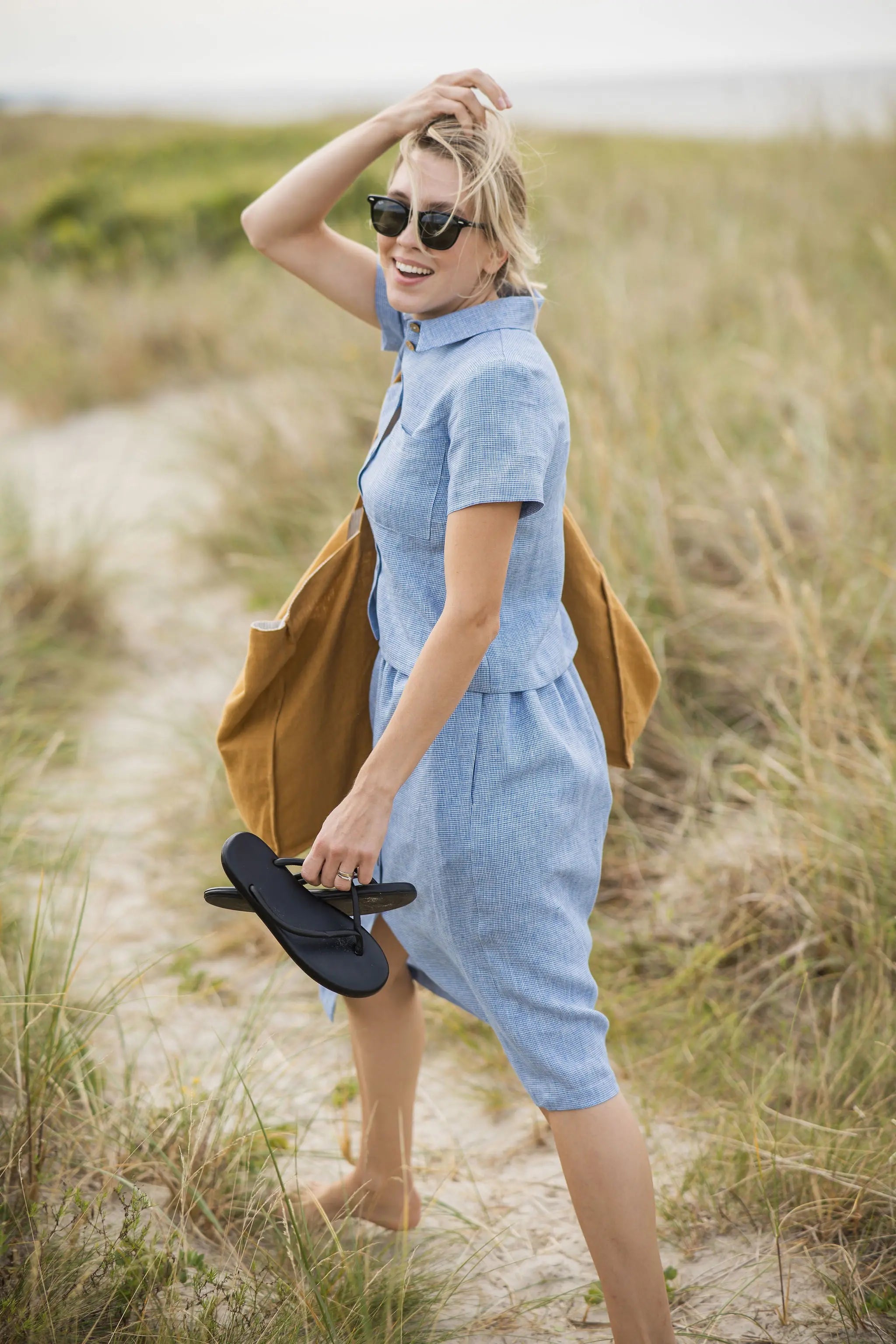 Linen Skirt With Buttons – For any occasion | EpicLinen