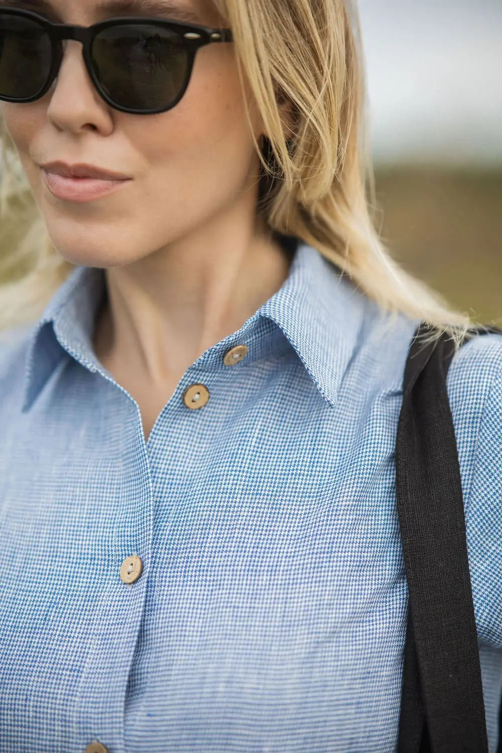 Classic Linen Collar Shirt