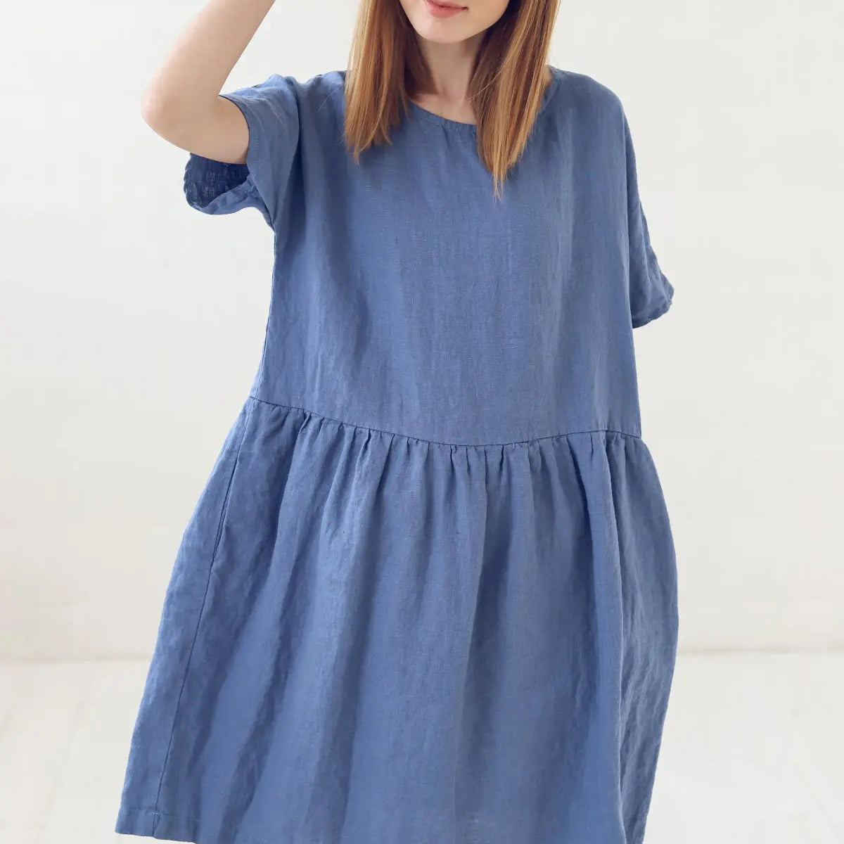 Stylish Loose Summer Linen Dress | Comfortable & Chic Stylish Loose Summer Linen Dress | Comfortable & Chic