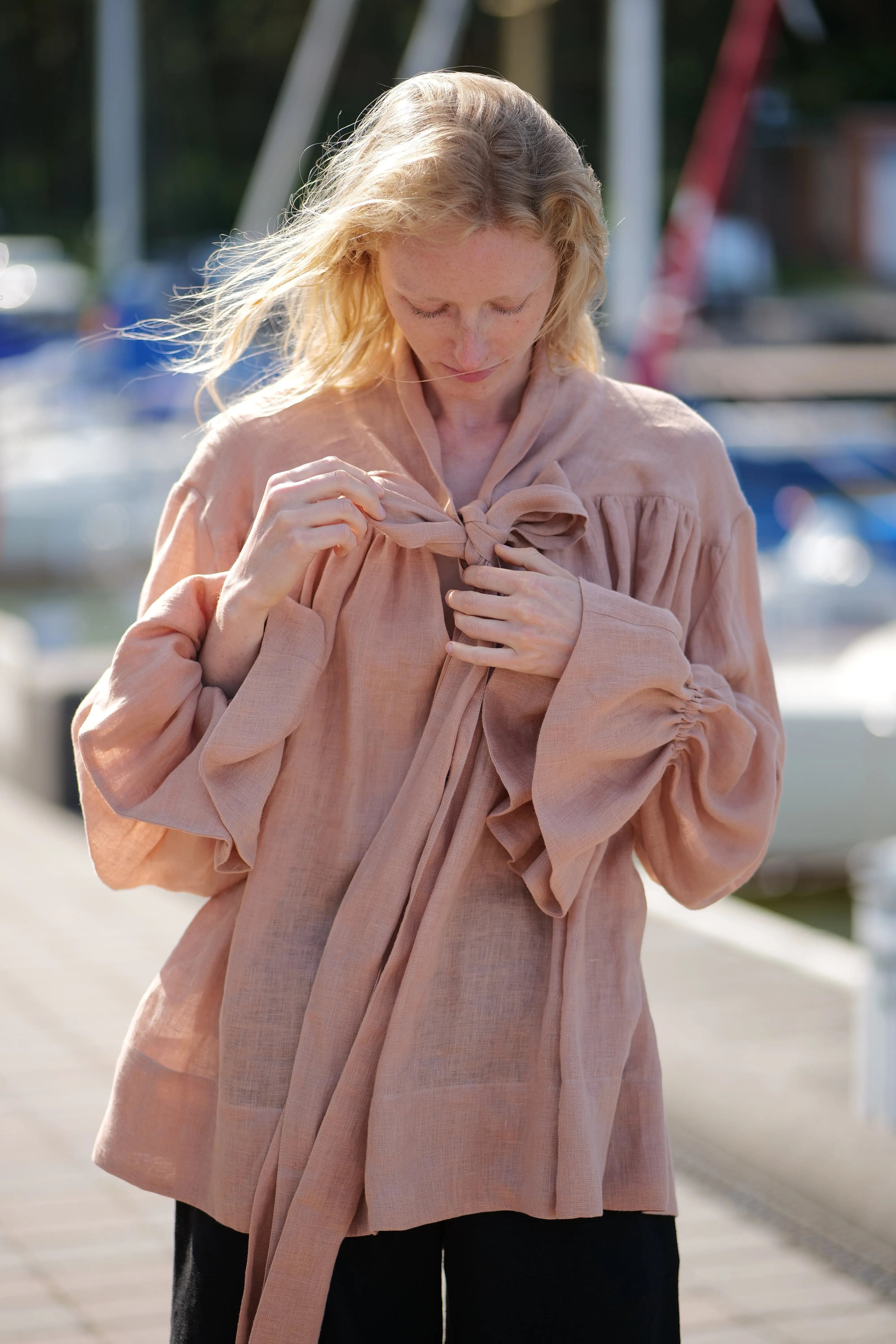 Soft & Fabulous Linen blouse Victoria