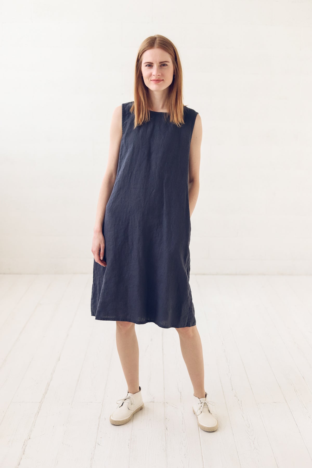 Linen Dress With Pockets Epic Linen