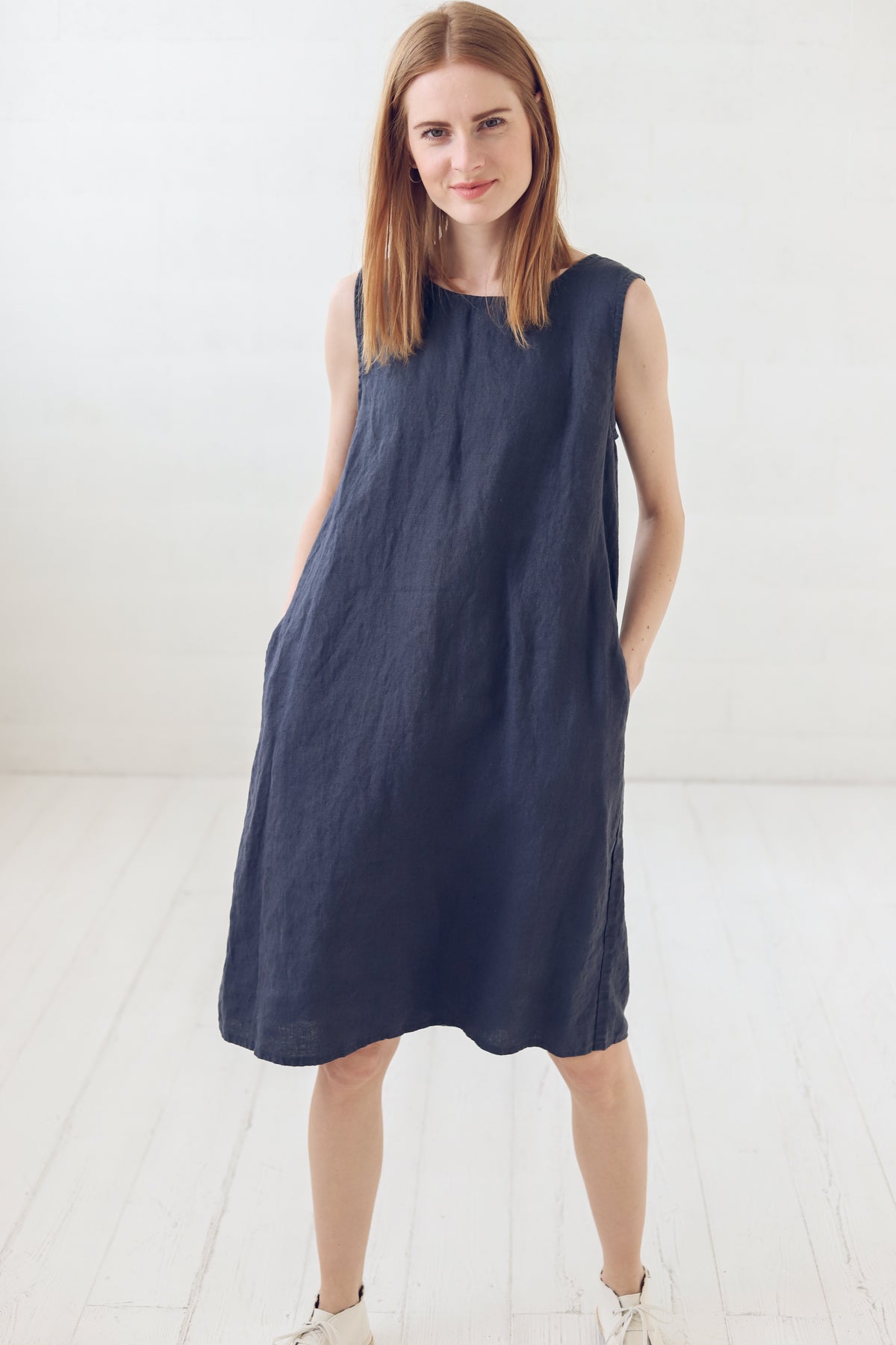 Linen Dress With Pockets Epic Linen