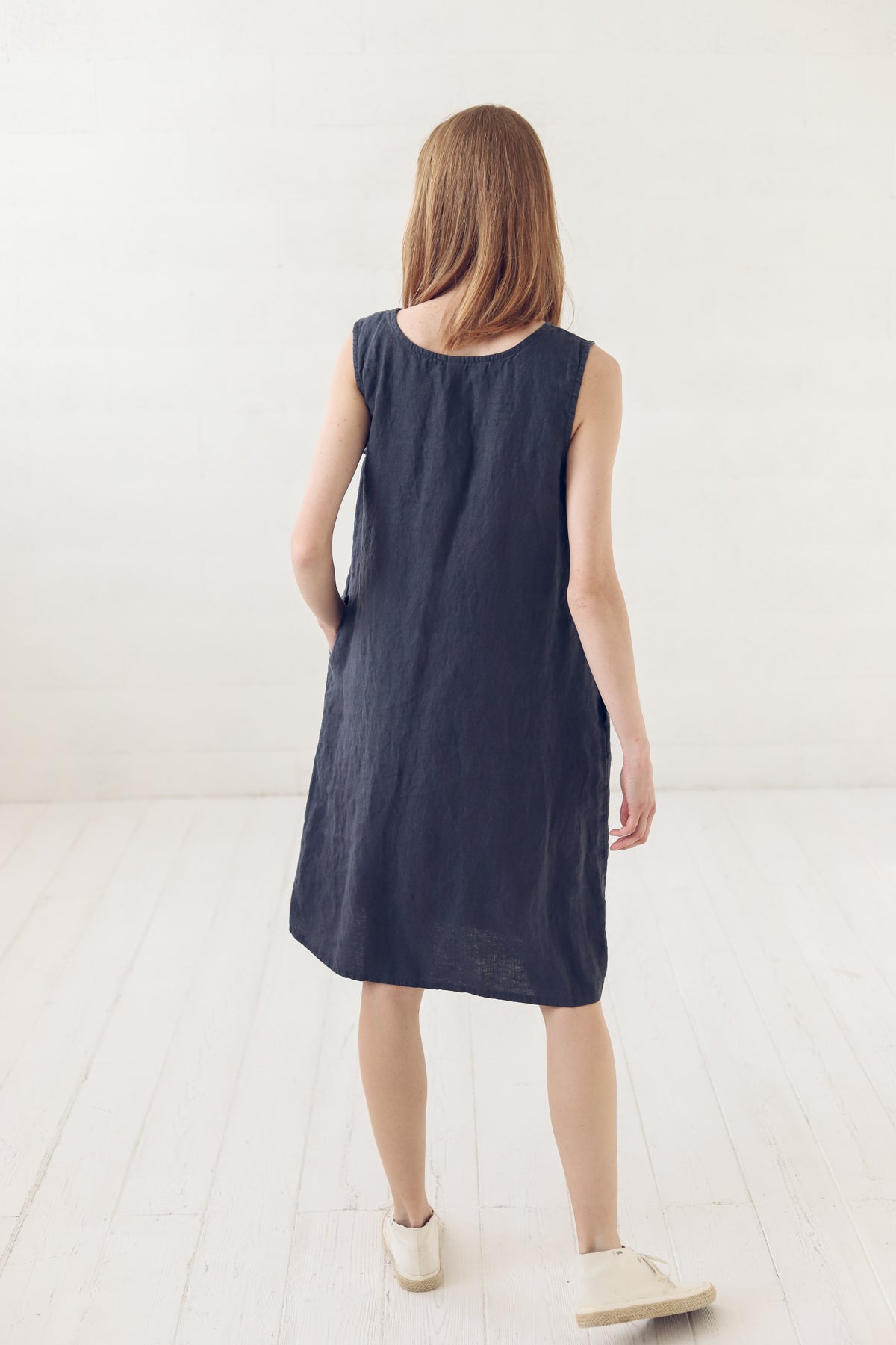 Linen Dress With Pockets Epic Linen