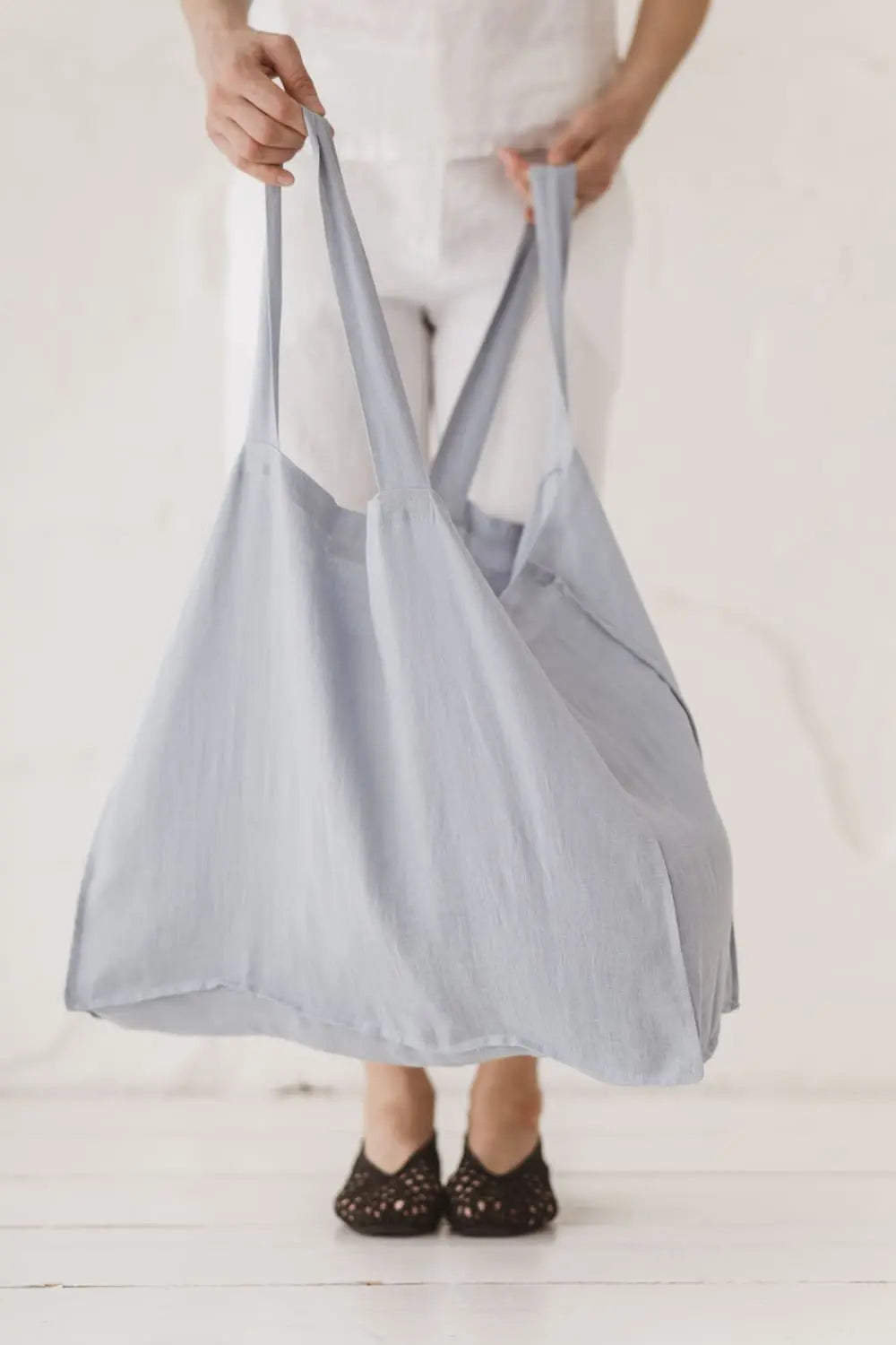 Linen Carryall Bag – Weekend Tote