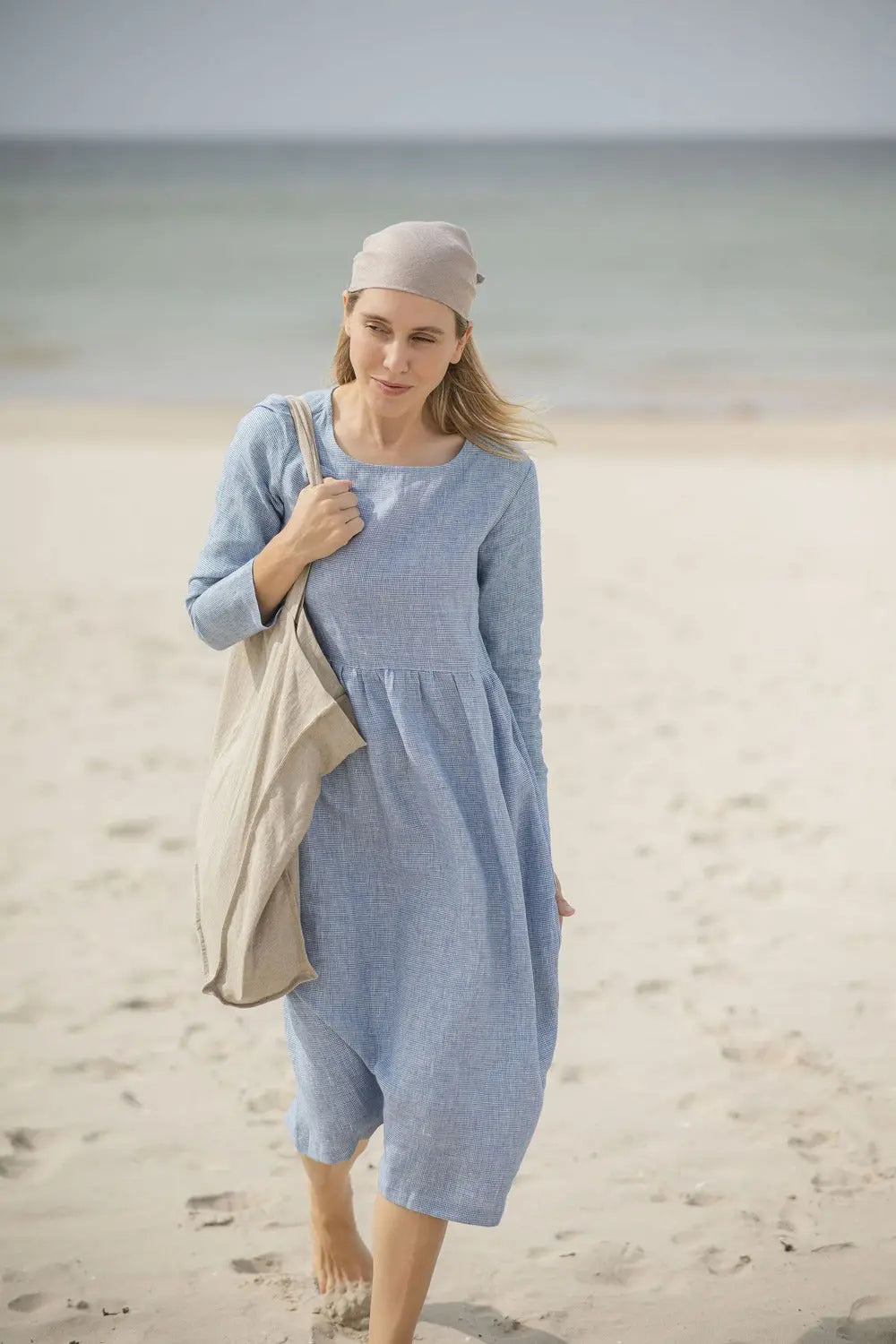 Light Linen Beach Bag – Soft Tote