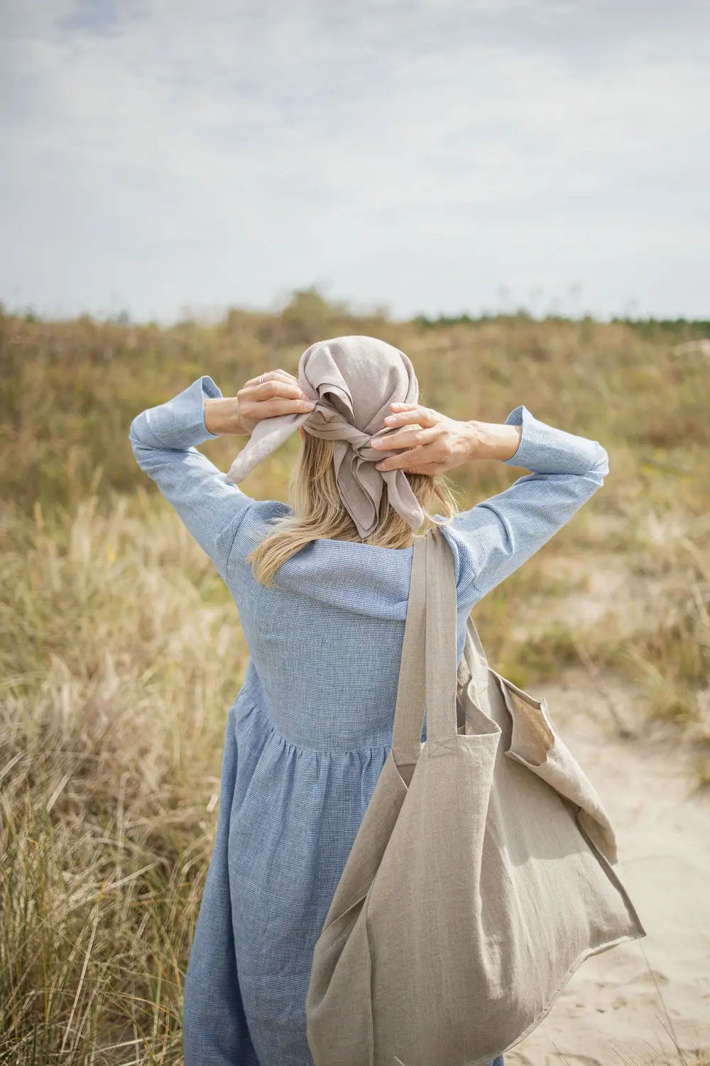 Light Linen Beach Bag – Soft Tote