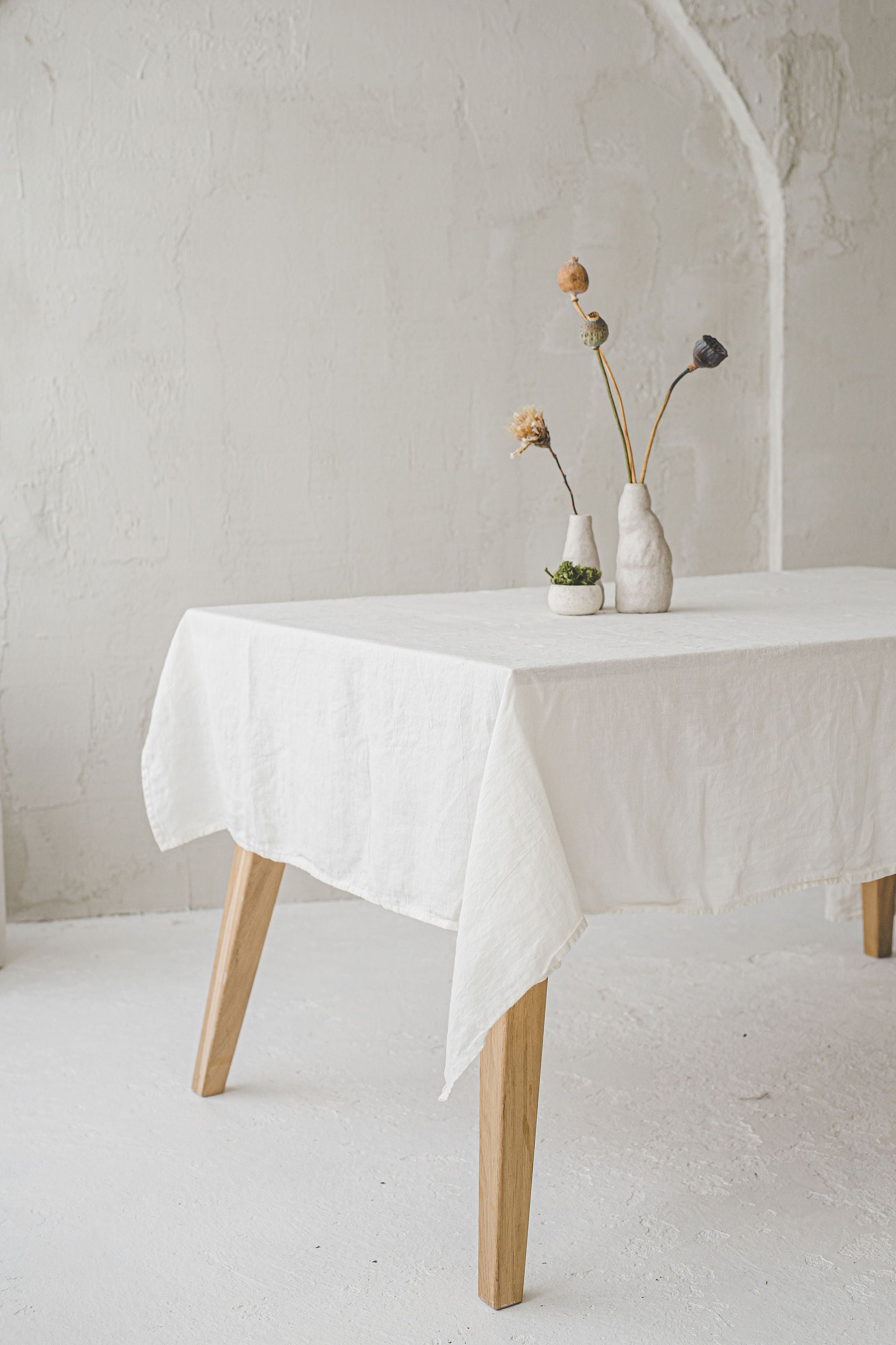 Natural Stonewashed Linen Tablecloth Epic Linen