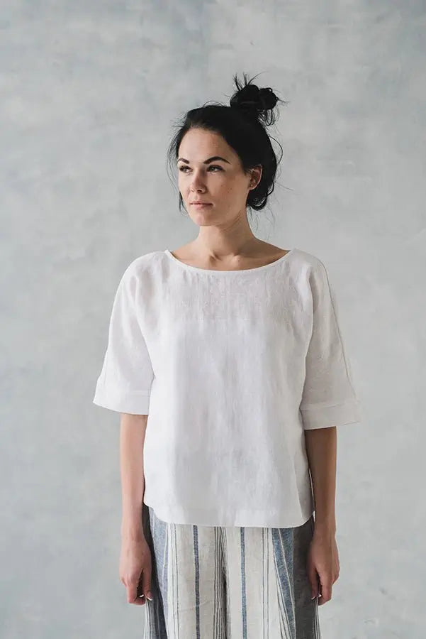 Linen Blouse Jazz - Epic Linen luxury linen