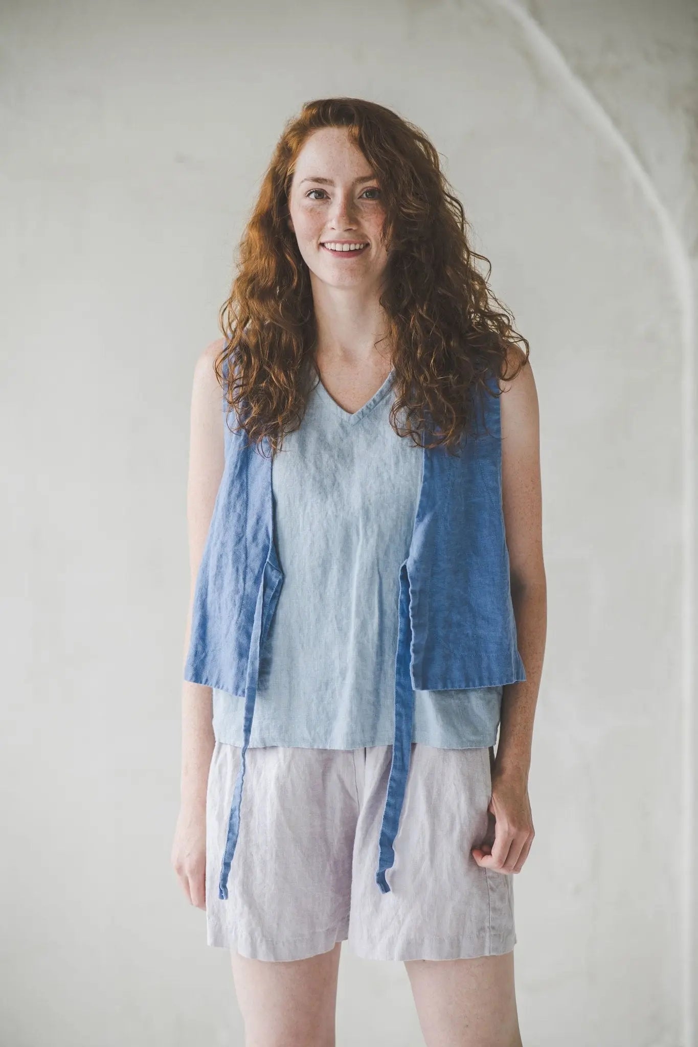 Boho Linen Vest - Epic Linen luxury linen