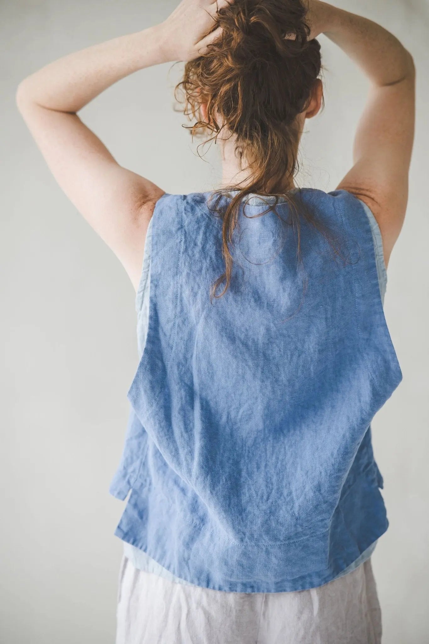 Boho Linen Vest - Epic Linen luxury linen